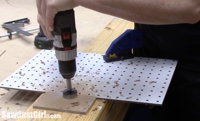 Adjustable Pegboard Drawer Organizer