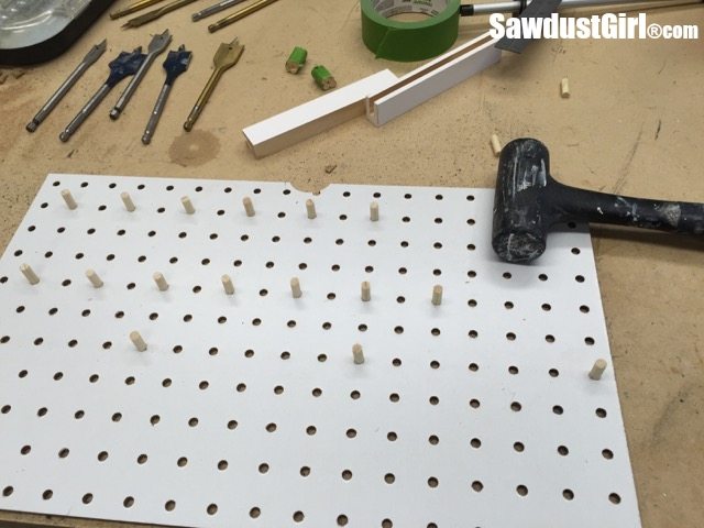 Adjustable Pegboard Drawer Organizer