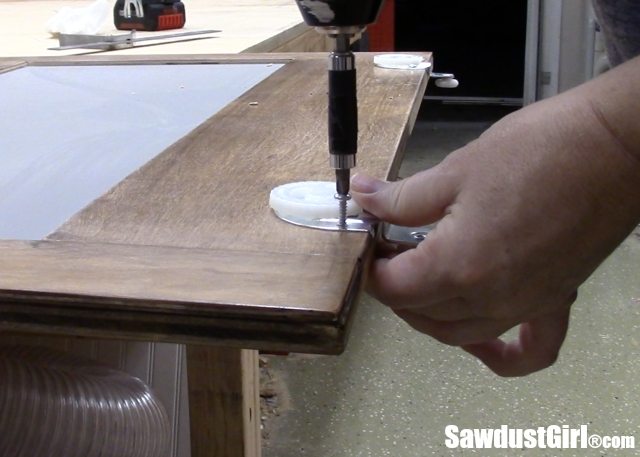 An Easy Guide to Building DIY Sliding Doors for Cabinets - Installing sliding door hardware