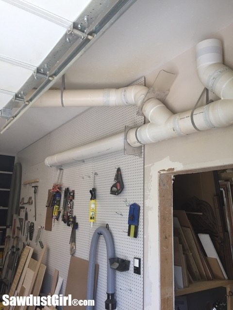dust collection pipes to nowhere