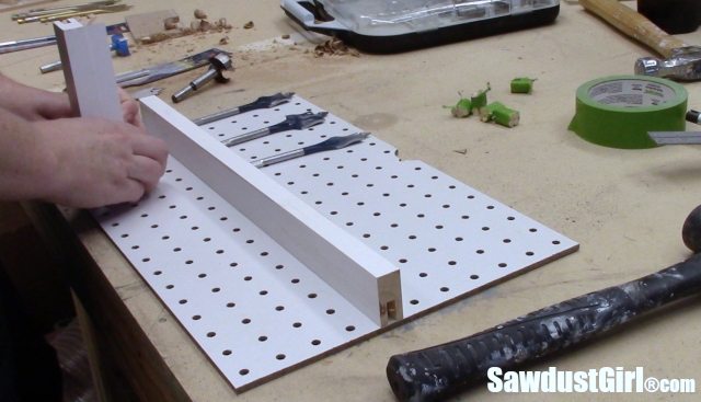 Adjustable Pegboard Drawer Organizer