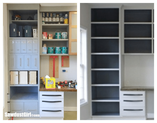 Add Vertical Storage Drawers to Existing Cabinets