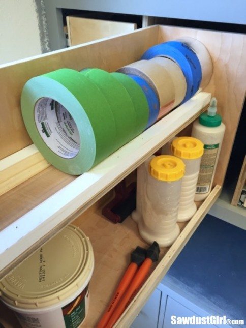 Build organized storage drawers for the workshop.