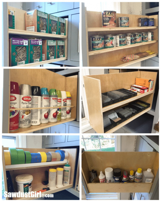 Pull-out Storage Cabinet - Sawdust Girl®