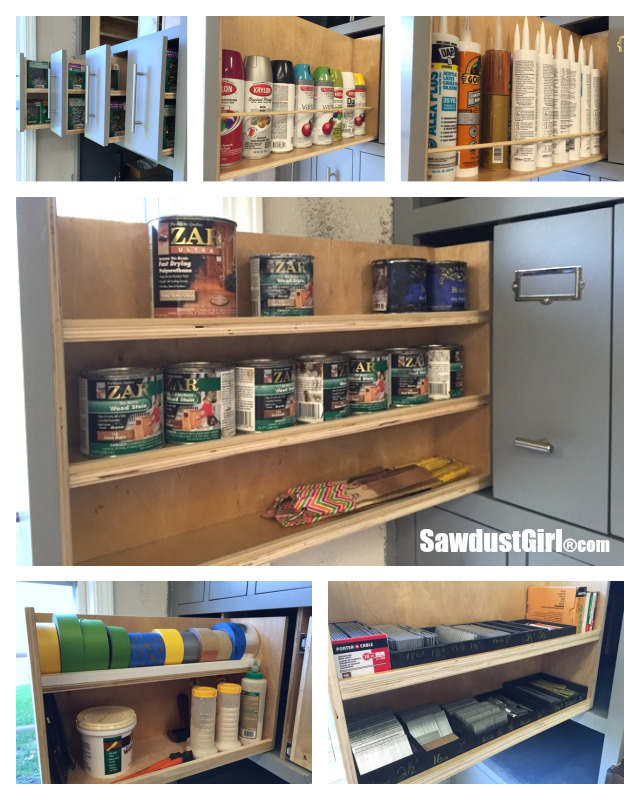 Add Vertical Storage Drawers to Existing Sawdust Girl®