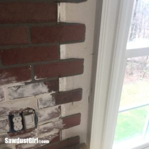 Faux Brick and Plaster Wall with Faux Brick Panels - Sawdust Girl®