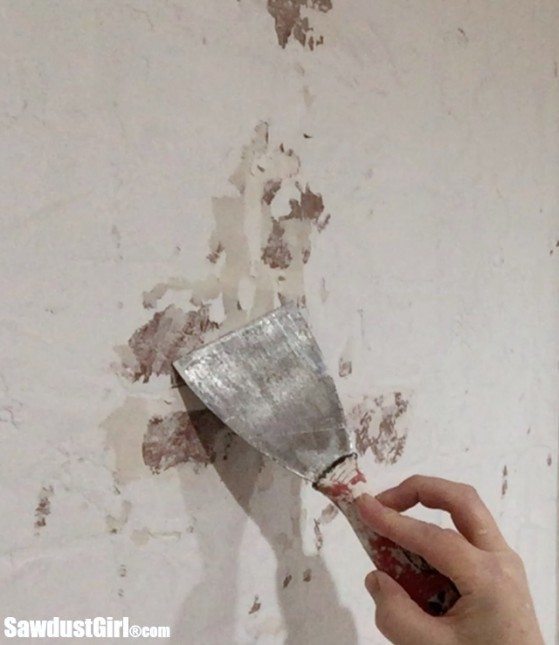 How to create a faux brick and plaster wall.