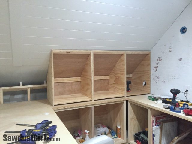 Building Angled Cabinets