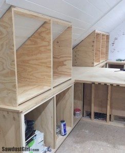 Building Angled Cabinets - Sawdust Girl®