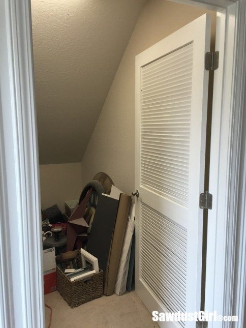 Closet access - currently