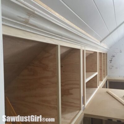 Crown Moulding on Angled Ceiling - Sawdust Girl®