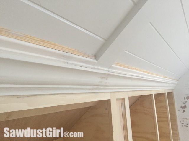 Crown Moulding on Angled Ceiling