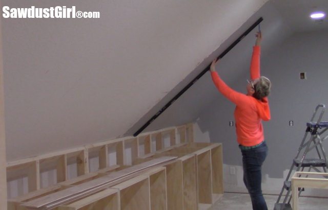 Installing a DIY Plywood V-Groove Plank Ceiling