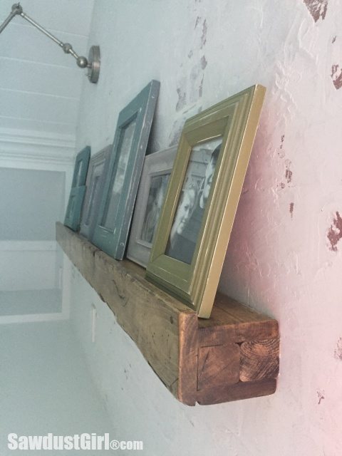 Making a Faux Beam Picture Rail