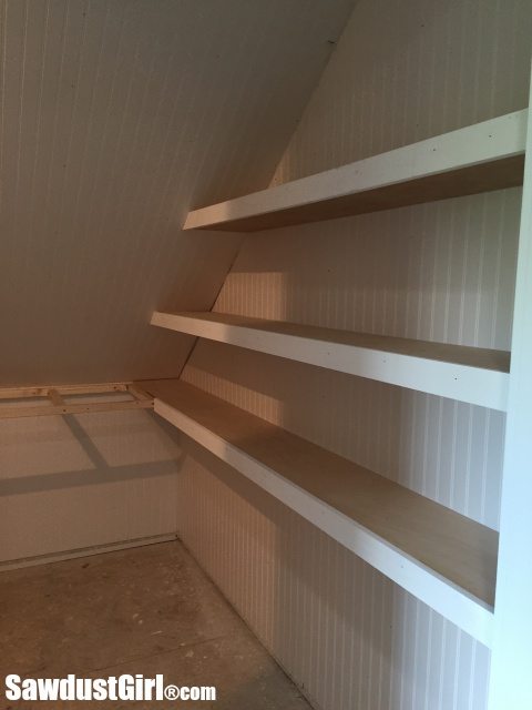 Long Floating Shelves - Closet Shelves - Sawdust Girl®