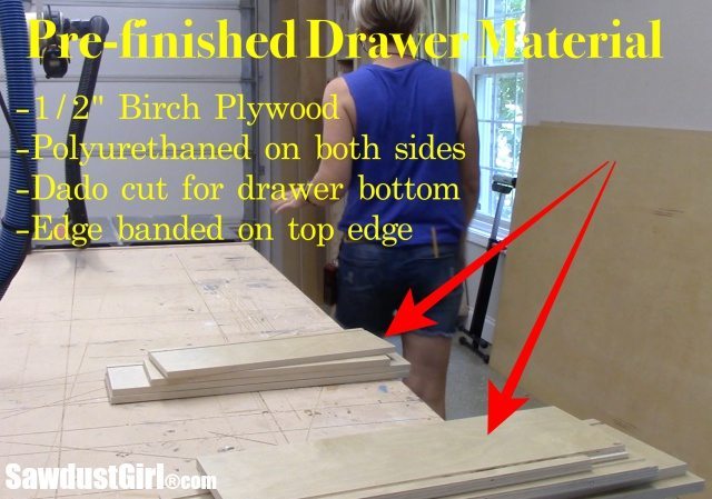 Building a cabinet drawer