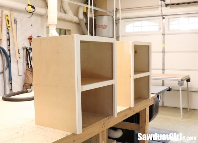 Building a Tilt-out Storage Cabinet - Day 9 - Sawdust Girl®