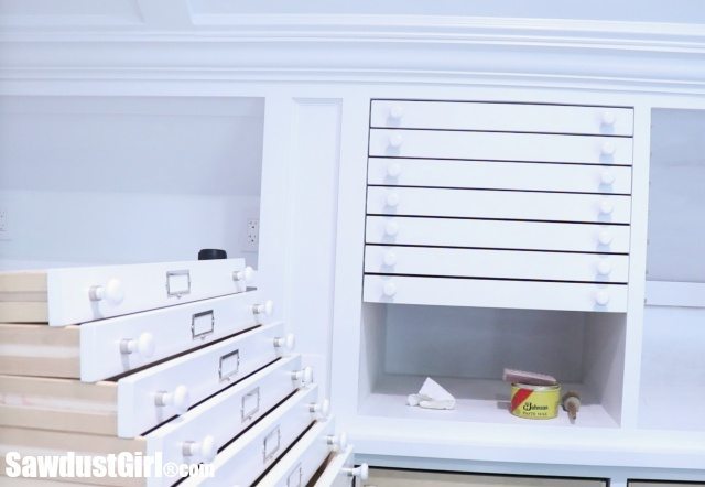 Add Vertical Storage Drawers to Existing Cabinets - Sawdust Girl®