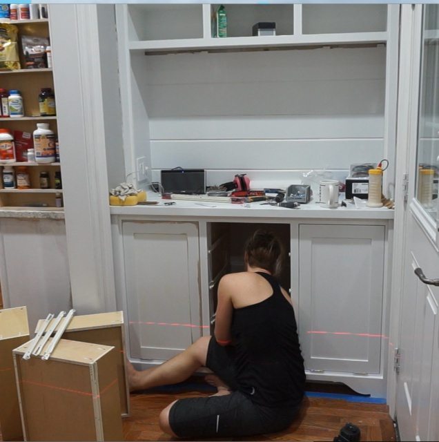 Building a Tilt-out Storage Cabinet - Day 9 - Sawdust Girl®