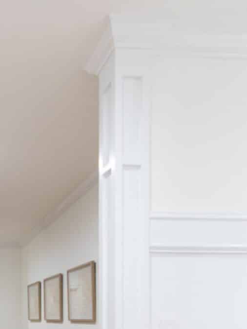 decorative column crown molding featured