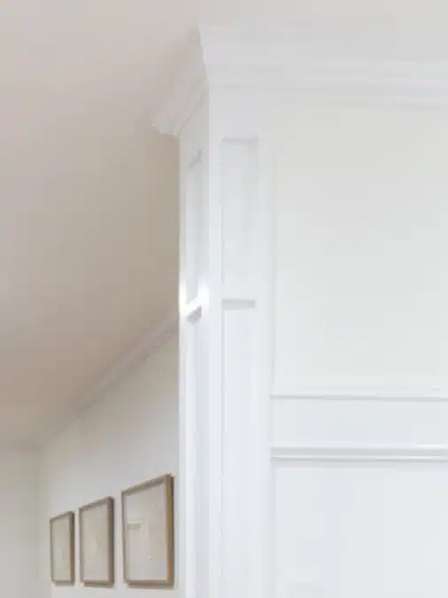 decorative column crown molding featured