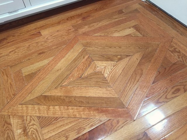 Replacing Wood Floor Decorative Insert 