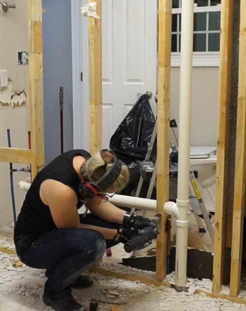 Jack and Jill bathroom remodel