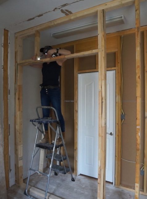 Framing a pocket door