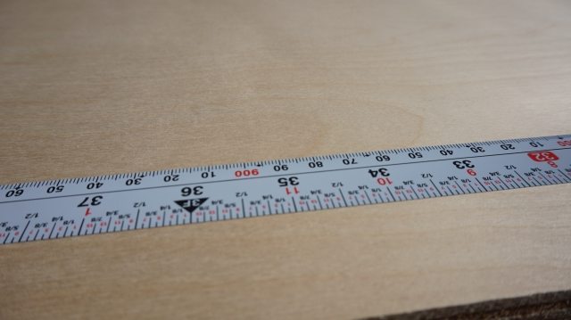 Metric Tape Measure Flat Back