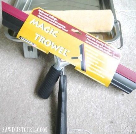 skim coat with a Magic Trowel