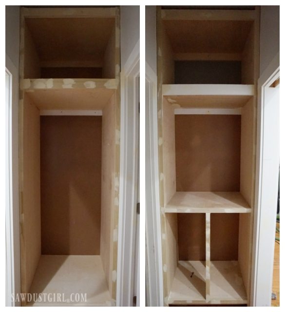 Tiny Closet in Guest Bedroom - Sawdust Girl®