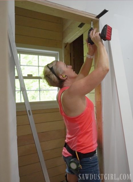 Installing doors and door casings