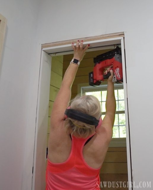 Installing doors and door casings