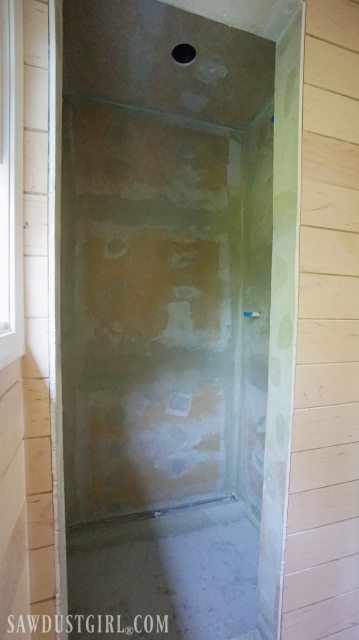 Waterproof Shower Wall Board Installation Sawdust Girl