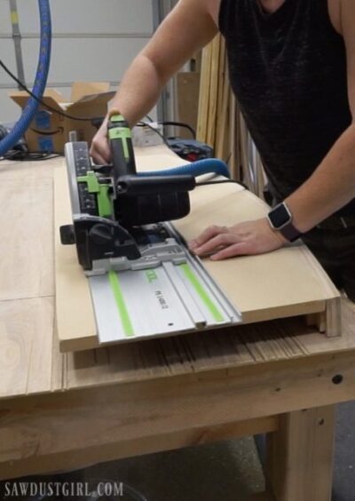 How To Build A Curved Floating Desktop - Sawdust Girl®