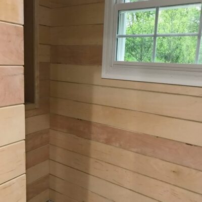 Plywood Plank Walls – Creating V Groove Planks