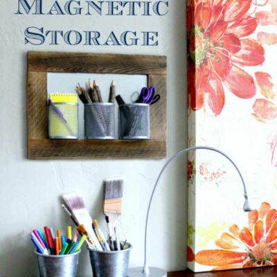 Declutter with DIY Storage – Cheap Storage in a Snap