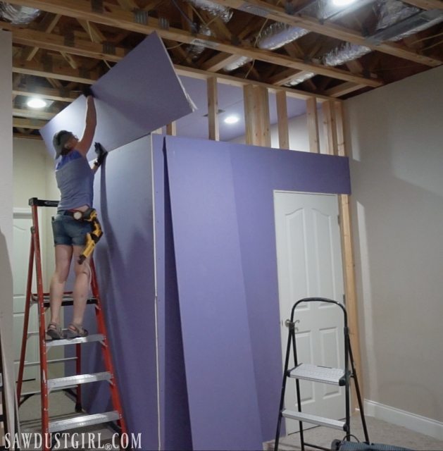 Recovering From A Flood Installing Purple Xp Drywall