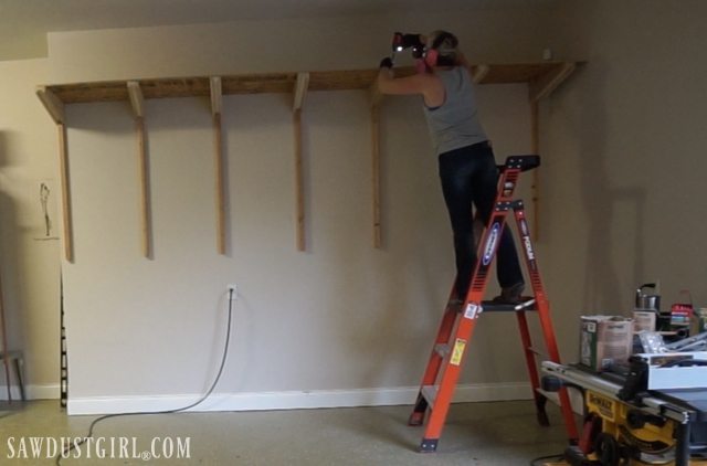 How to Install Heavy Duty Shelf Brackets and Wall Shelves – Craftivity  Designs