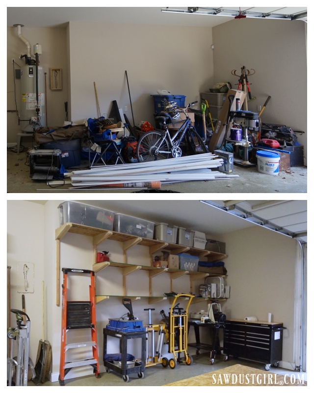 Building Garage Shelves