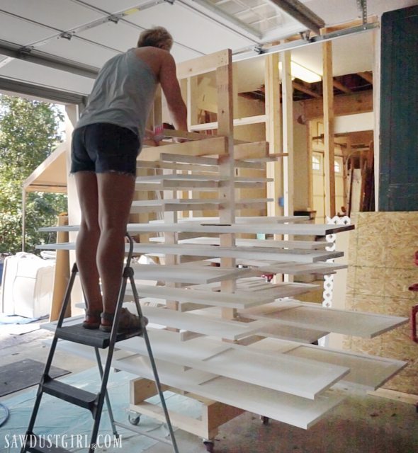 Paint Drying Rack for Cabinet Doors