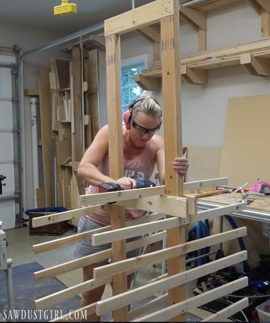 Paint Drying Rack For Cabinet Doors Sawdust Girl