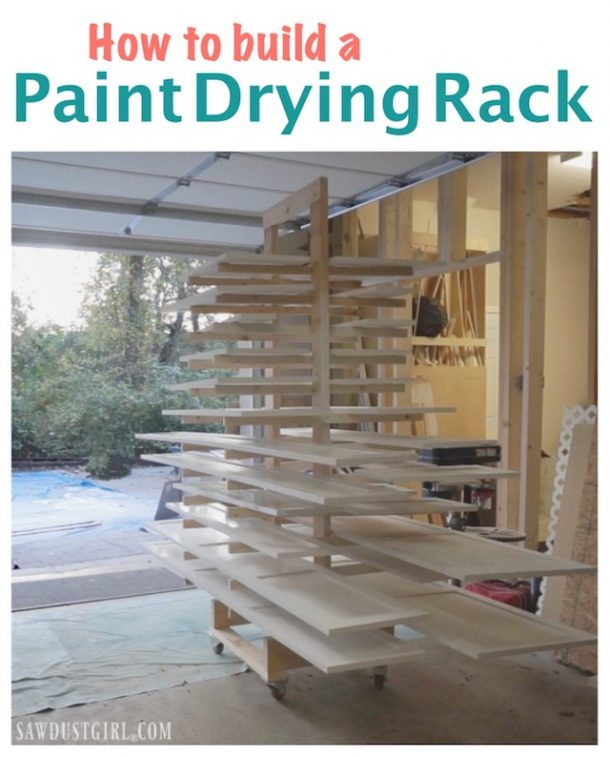 Paint Dryign Rack Paint Drying Rack For Cabinet Doors | Sawdust Girl