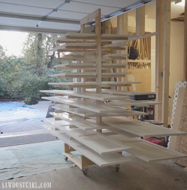 Paint Drying Rack For Cabinet Doors Sawdust Girl