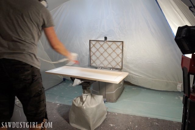 Painting With An Airless Sprayer Cabinetnow Doors