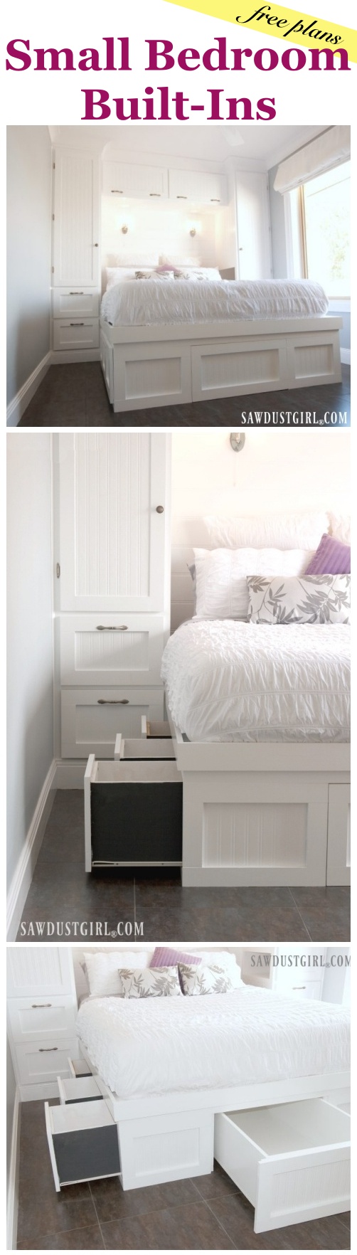 Tiny Closet in Guest Bedroom - Sawdust Girl®