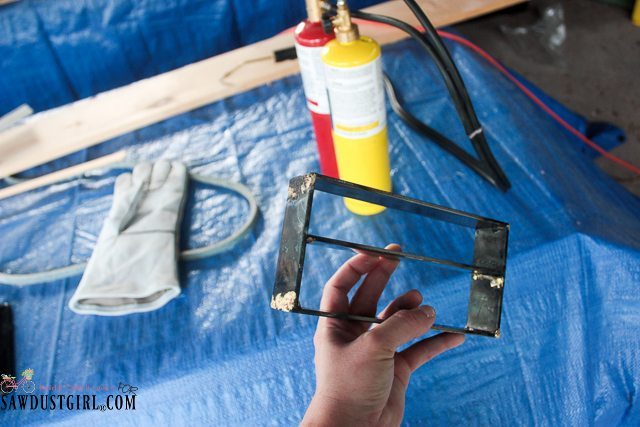 DIY Wood and Metal Table Centerpiece - Learning how to Braze