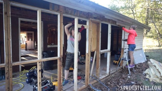 Calderwood Cottage beginning rebuild