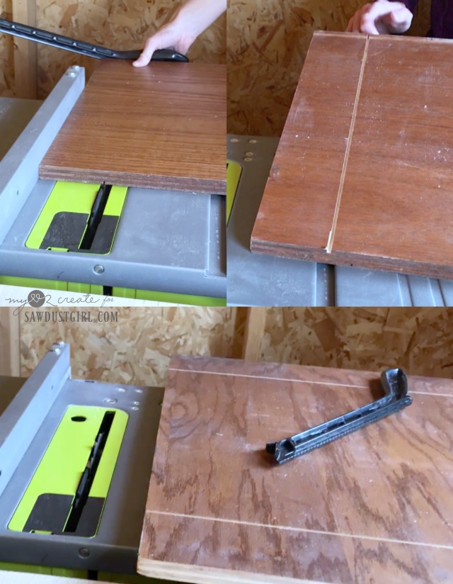 How to cut a Dado on a Table Saw - Sawdust Girl®