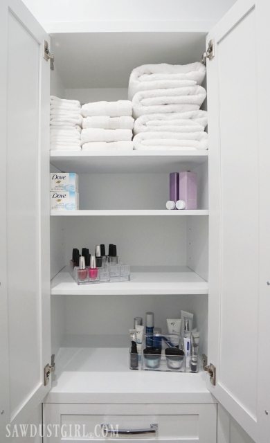 From Medicine Cabinet to Built-In Shelf